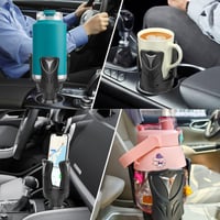 Adaptor suport pahar auto Tawveml, suport pentru băuturi reglabil cu bază detașabilă, fixare flexibilă, 0,3-1,3 l (6-11,2 cm), compatibil cu locașul pentru scrumieră 7