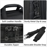 Taygeer 17 Colos Laptop Táska - Bővíthető, Vízálló Üzleti Aktatáska Férfiaknak és Nőknek, Hordozható Válltáska Notebook/Tablet/HP/Dell Eszkö 6