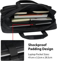 Taygeer 17 Colos Laptop Táska - Bővíthető, Vízálló Üzleti Aktatáska Férfiaknak és Nőknek, Hordozható Válltáska Notebook/Tablet/HP/Dell Eszkö 3