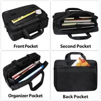 Taygeer 17 Colos Laptop Táska - Bővíthető, Vízálló Üzleti Aktatáska Férfiaknak és Nőknek, Hordozható Válltáska Notebook/Tablet/HP/Dell Eszkö 2