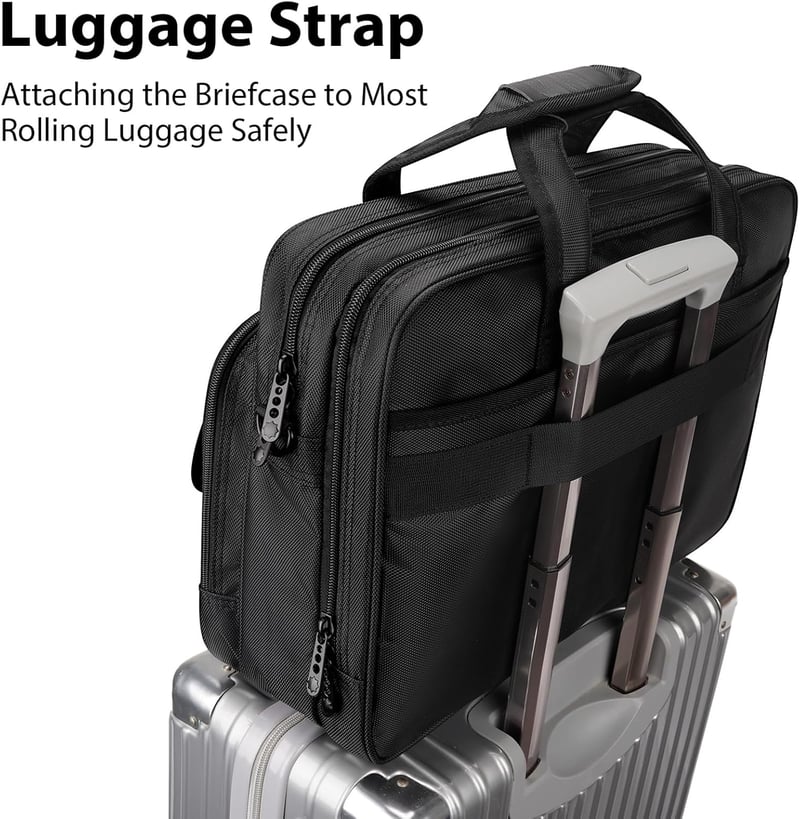 Taygeer 17 Colos Laptop Táska - Bővíthető, Vízálló Üzleti Aktatáska Férfiaknak és Nőknek, Hordozható Válltáska Notebook/Tablet/HP/Dell Eszkö