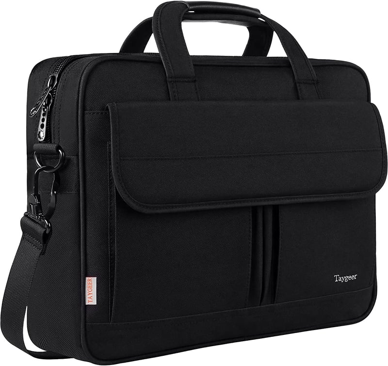 Taygeer 17 hüvelykes laptop táska vízálló üzleti válltáska férfiaknak utazáshoz