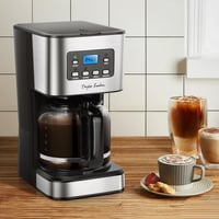 Taylor Swoden Darcy 950W Filteres Kávéfőző, 1,5L Kapacitás, 12 Csészés, Időzítővel, Automata Kikapcsolással, Csepegésgátlóval és Melegen Tar 9