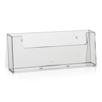 Suport pentru broșuri Taymar CL230 DIN Lang, transparent, format orizontal 2