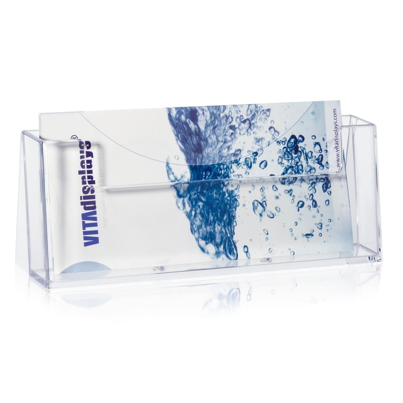 Suport pentru broșuri Taymar CL230 DIN Lang, transparent, format orizontal