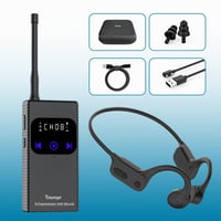 Plavecké slúchadlá s kostným vedením Tayogo T6-W25 – s bezdrôtovým vysielačom, vodotesnosť IPX8, kompatibilné so Spotify a Audible, komunikácia pre plaveckých trénerov 7