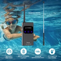 Plavecké slúchadlá s kostným vedením Tayogo T6-W25 – s bezdrôtovým vysielačom, vodotesnosť IPX8, kompatibilné so Spotify a Audible, komunikácia pre plaveckých trénerov 4