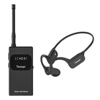 Plavecké slúchadlá s kostným vedením Tayogo T6-W25 – s bezdrôtovým vysielačom, vodotesnosť IPX8, kompatibilné so Spotify a Audible, komunikácia pre plaveckých trénerov 1