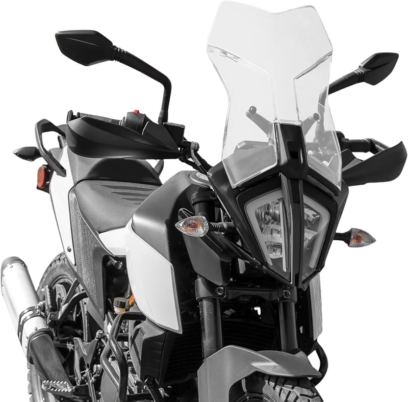 TAZGANTAX Motorkerékpár Szélvédő 390ADV 390 SW ADV 2019-2023 Átlátszó