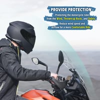 TAZGANTAX Motorkerékpár Szélvédő 390ADV 390 SW ADV 2019-2023 Átlátszó 4