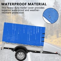 TAZZOR 600D Oxford Vízálló Ponyva Autótrailerhez 750kg 210x114x90cm 3
