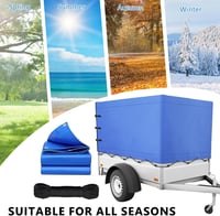 TAZZOR 600D Oxford Vízálló Ponyva Autótrailerhez 750kg 210x114x90cm 4