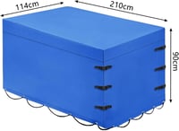 TAZZOR 600D Oxford Vízálló Ponyva Autótrailerhez 750kg 210x114x90cm 2