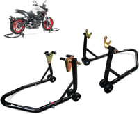 TAZZOR Motoros Emelő Szett 2db Elöl-Hátul Javítóállvány Magas Stabilitás 1