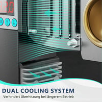 Aparat de sudat țevi PPR TAZZOR 1500W, 20-63 mm, cu reglaj digital al temperaturii 100-320°C, set pentru sudura țevilor din plastic PE cu duze și 11