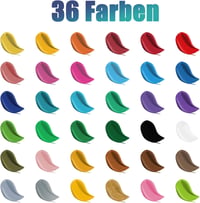 TBC The Best Crafts 36 darabos akrillfesték készlet 60 ml + 10 ecset, vízálló 2