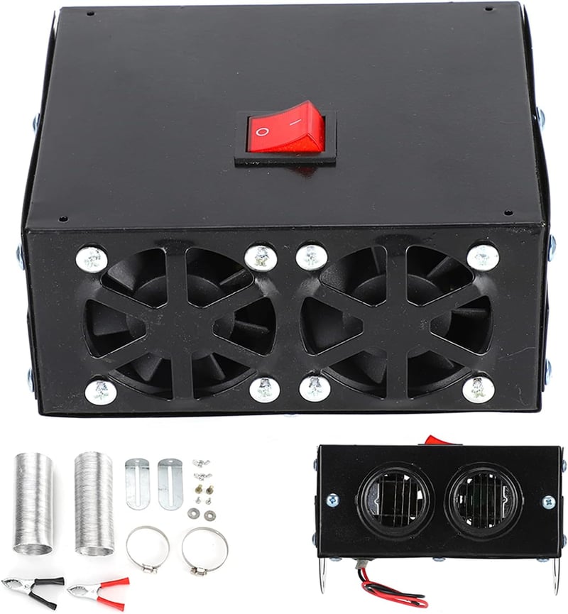Tbest 12V 300W/600W Autófűtő Páramentesítő Ventilátor Halkított