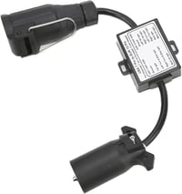 Tbest 13-Pin Utánfutó Csatlakozó 7-Pólusú Adapter Autó Teherautó Kábel 1