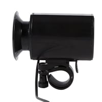 Claxon și sonerie electrică pentru bicicletă Tbest, cu 6 sunete puternice, negru, alarmă electronică cu ultrasunete, accesoriu montabil pe ghidon 4