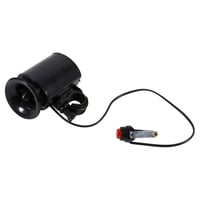 Claxon și sonerie electrică pentru bicicletă Tbest, cu 6 sunete puternice, negru, alarmă electronică cu ultrasunete, accesoriu montabil pe ghidon 1
