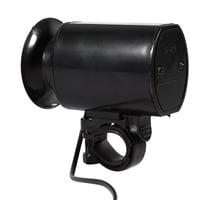 Claxon și sonerie electrică pentru bicicletă Tbest, cu 6 sunete puternice, negru, alarmă electronică cu ultrasunete, accesoriu montabil pe ghidon 9
