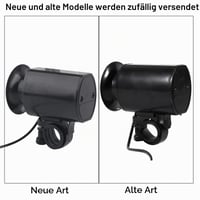 Claxon și sonerie electrică pentru bicicletă Tbest, cu 6 sunete puternice, negru, alarmă electronică cu ultrasunete, accesoriu montabil pe ghidon 10