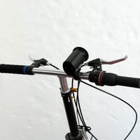 Claxon și sonerie electrică pentru bicicletă Tbest, cu 6 sunete puternice, negru, alarmă electronică cu ultrasunete, accesoriu montabil pe ghidon 5