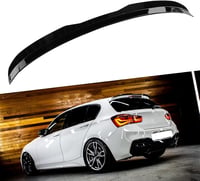 Tbest F20 Hátsó Spoiler Fényes Fekete BMW 1-es Sorozathoz 2011-2019 Öntapadós Szárny Tuning Kiegészítő 7