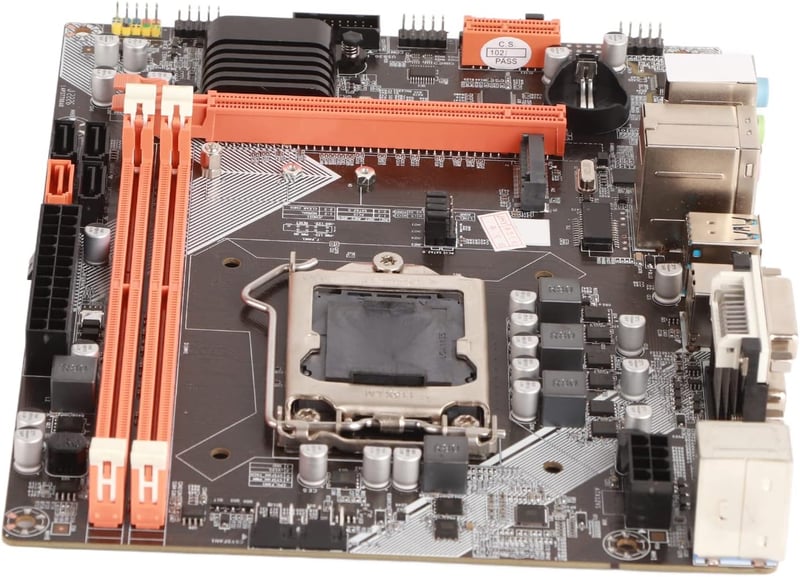 Tbest LGA 1155 B75 Alaplap M.2 USB3.0 SATA3 DDR3 Asztali Számítógéphez