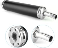 Tbest Motorkerékpár Kipufogó Bilincs Rozsdamentes Acél 20mm Fekete 7