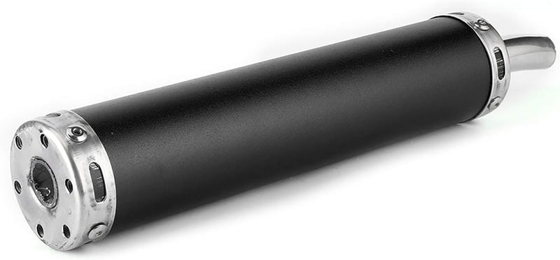 Tbest Motorkerékpár Kipufogó Bilincs Rozsdamentes Acél 20mm Fekete