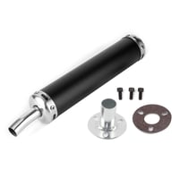 Tbest tlmič výfuku na motocykel, 2-taktný, 20 mm – čierny 2