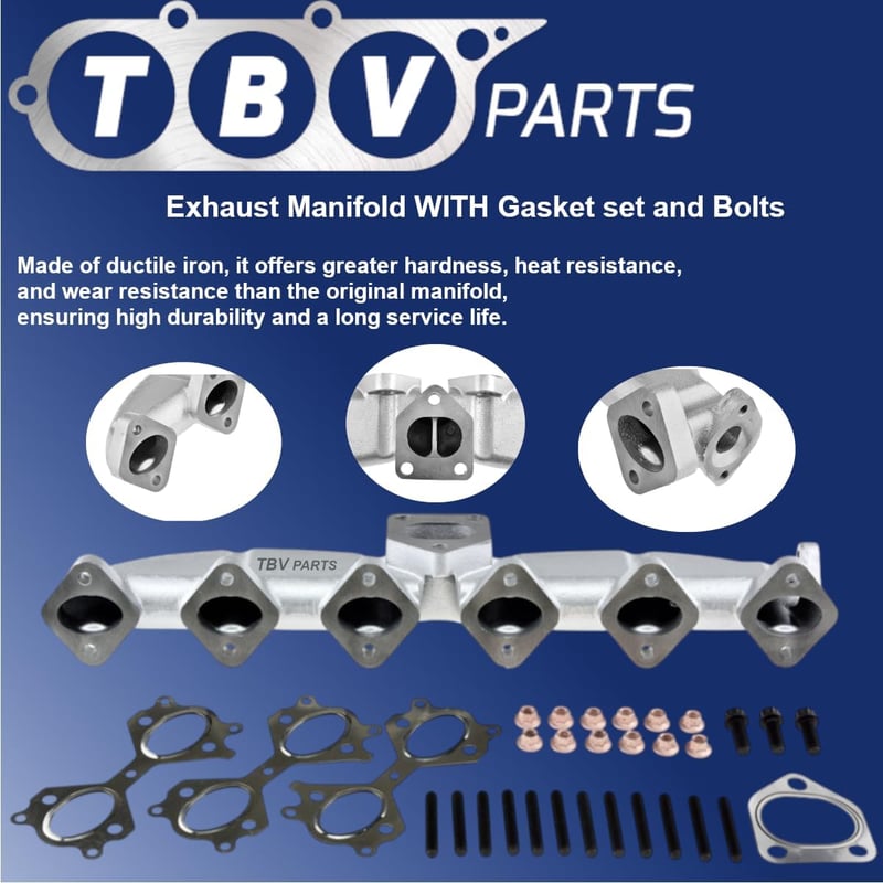 TBVPARTS Kipufogó Sokaság M57/M57N Diesel 2.5 3.0d Öntöttvas E46 E60 E65 X3 X5