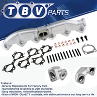 TBVPARTS Kipufogó Sokaság M57/M57N Diesel 2.5 3.0d Öntöttvas E46 E60 E65 X3 X5 4