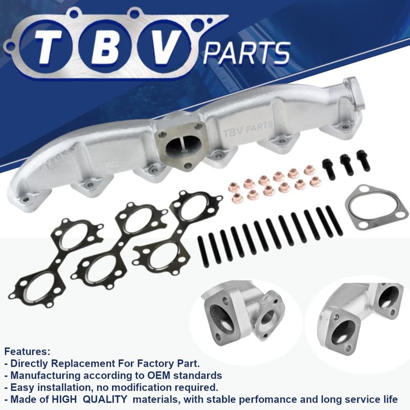TBVPARTS Kipufogó Sokaság M57/M57N Diesel 2.5 3.0d Öntöttvas E46 E60 E65 X3 X5