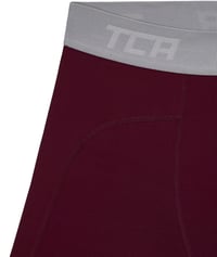 TCA férfi kompressziós rövidnadrág, gyorsan száradó sportalsó, futó baselayer - S, Cabernet 3