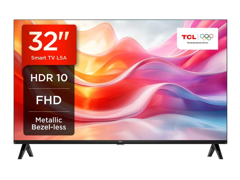 TCL 32L5A 32" Full HD HDR Android Smart TV s podporou Dolby Audio, Google Assistant a detským režimom