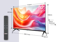 TCL 32L5A 32" Full HD HDR Android Smart TV s podporou Dolby Audio, Google Assistant a detským režimom 2