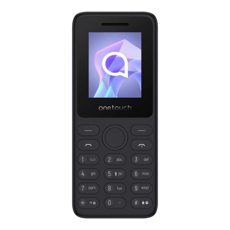 Mobilný telefón TCL 4021 – 1,8-palcový farebný displej, zadný fotoaparát, Bluetooth, 1030 mAh batéria, tmavosivá