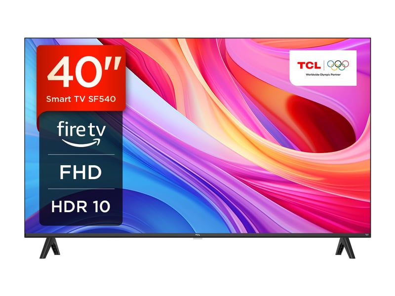 TCL 40SF540 40-palcový Full HD Smart TV, Fire OS 7, HDR10, HLG, Dolby Audio, DTS Virtual X, dvojpásmová Wi-Fi, čierny (kozmetické poškodenie, funkčný)