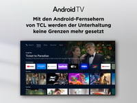 TCL 40V5C 40 colos Full HD Smart QLED TV Android TV HDR Google Cast Google Home Dolby Audio vékony dizájn 9