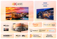 TCL 43PF650 43-palcový 4K Ultra HD Smart LED Fire TV – Dolby Vision, Dolby Atmos, HDR10, Alexa, AirPlay 2, Miracast 2
