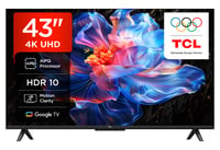 43" TCL 43V6C 4K UHD Smart LED TV – Google TV, HDR, Dolby Audio, Motion Clarity, kompatibilný s Google Assistant a Alexa 1
