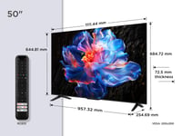 TCL 50V6C 50 colos Direct LED 4K HDR Smart Google TV - Dolby Audio, Motion Clarity, Google Assistant és Alexa kompatibilis 2