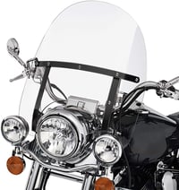 TCMT Szélvédő Harley Road King FLHR 1995-2022 FLHRXS FLHRS FLHRC - Windschutzscheibe mit Schwarzer Halterung 8