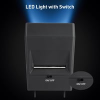 TCNEWCL 35mm Dia Nézegető LED Megvilágítással, 2x Nagyítás, Elemmel Működő 5