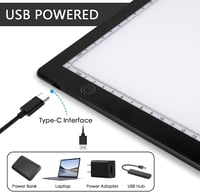 TCNEWCL Dia és Negatívfilm Digitalizáló Scanner - A4 LED Fénypanel 3 Fényerőszinttel, USB Csatlakozás, Fotó Digitalizáló Eszköz Telefonos Ap 3
