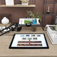 TCNEWCL Dia és Negatívfilm Digitalizáló Scanner - A4 LED Fénypanel 3 Fényerőszinttel, USB Csatlakozás, Fotó Digitalizáló Eszköz Telefonos Ap 4