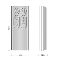 Náhradný diaľkový ovládač TCNOUMT pre čističku vzduchu Dyson TP00 TP01 AM11 Pure Cool Tower, strieborný, nekovový materiál, číslo dielu: 965824-06 965824-07 3