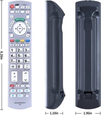 TCNOUMT N2QAYB000572 Távirányító Panasonic Viera TV-hez TX-L32DT30Y TX-L37DT30B TX-P42GT30B TX-P46ST32Y Helyettesítő Remote 7